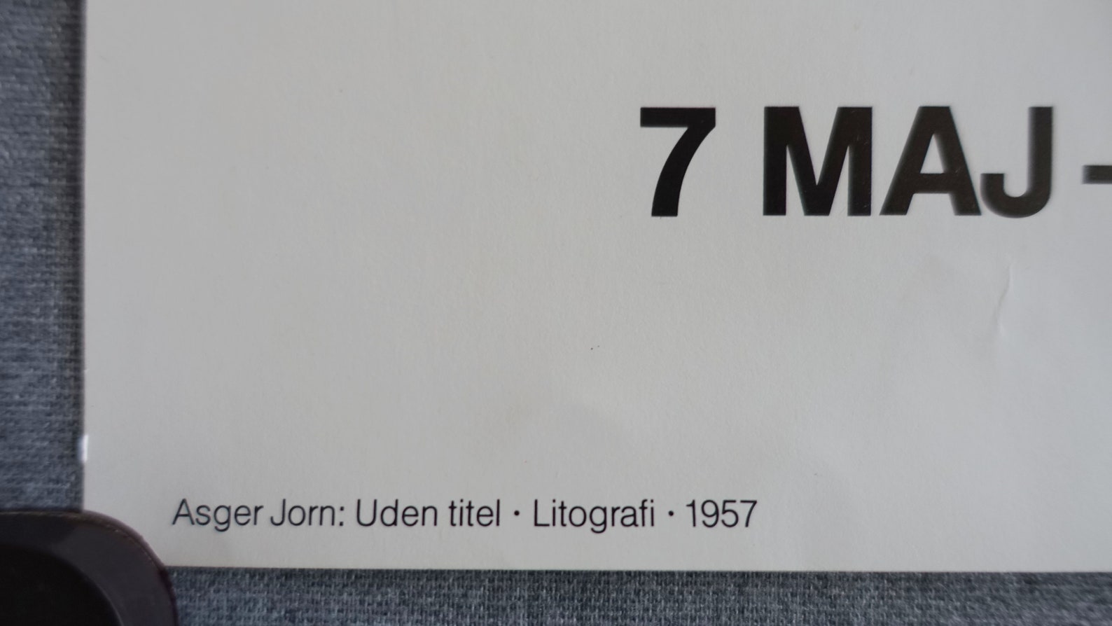 1983 Asger Jorn Silkeborg Exhibition Poster - Original Vintage Poster ...