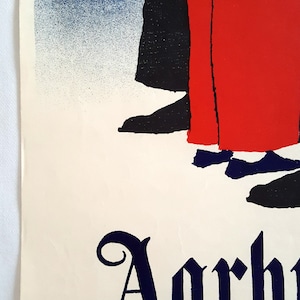 1940s Newspaper Advertisement by Arne Ungermann Aarhus Stiftstidende Original Vintage Poster image 4