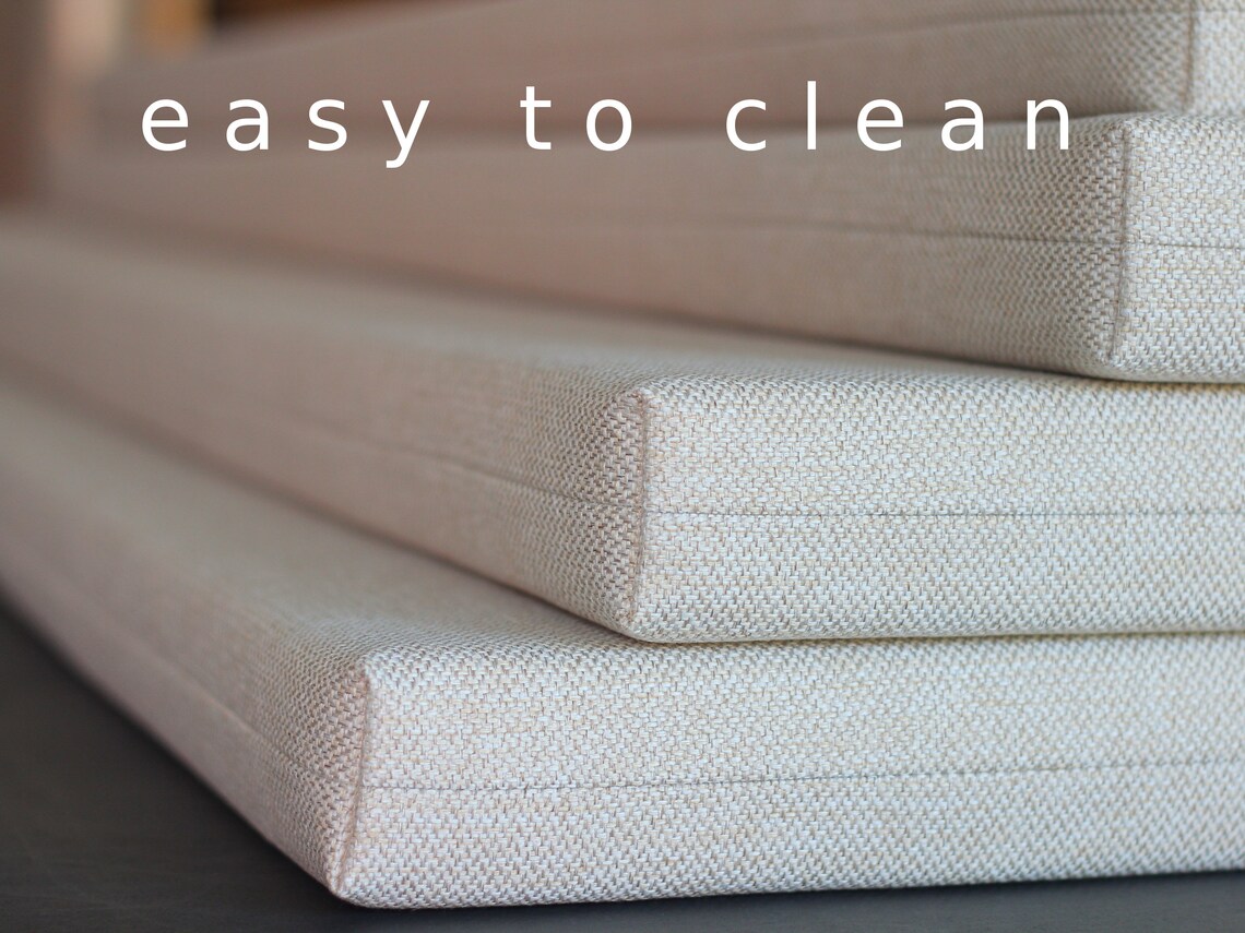 Custom bench cushion indoor by LinenSpace Etsy