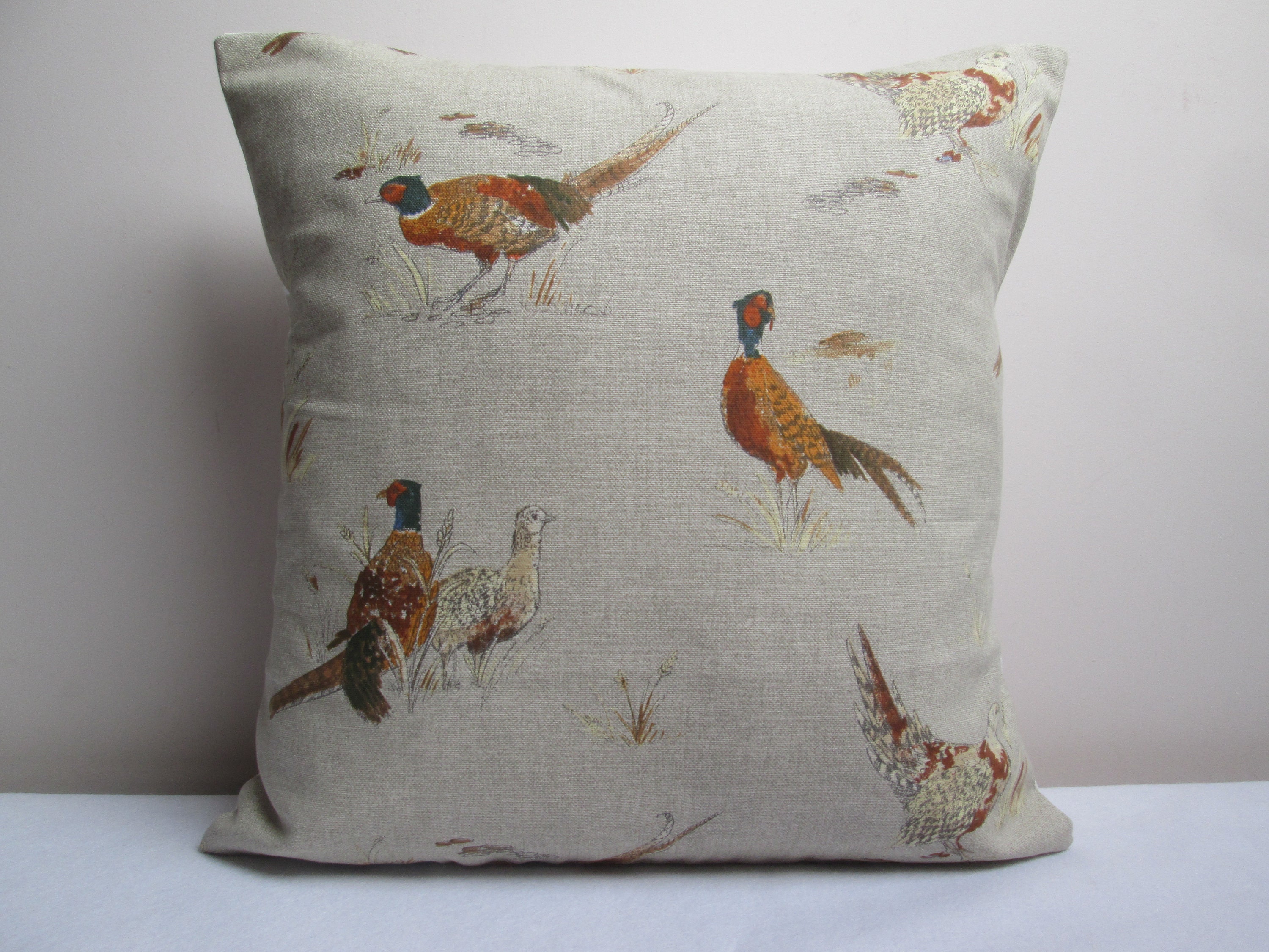 Pheasants Game Birds Cushion Cover Various Sizes