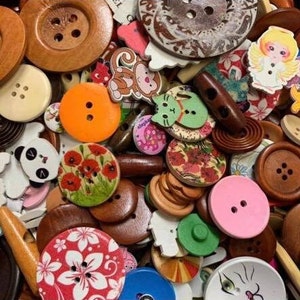 Bulk Craft Buttons: 50g Bulk Craft Buttons: 50g