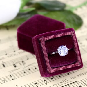 Red Engagement Ring Box by The Family Joolz