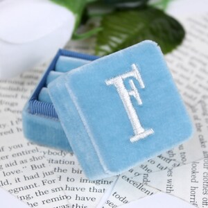Monogrammed Handmade Ring Box by The Family Joolz
