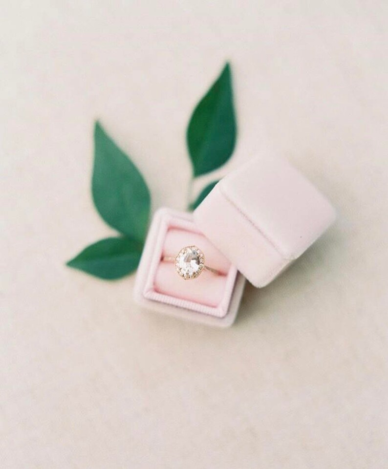 Blush Vintage Ring Box by The Family Joolz