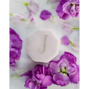 Purple Ring Bearer Box with Monogram by The Family Joolz