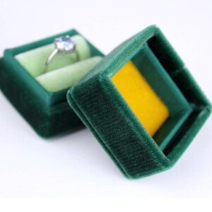 Custom Velvet Ring Box by The Family Joolz