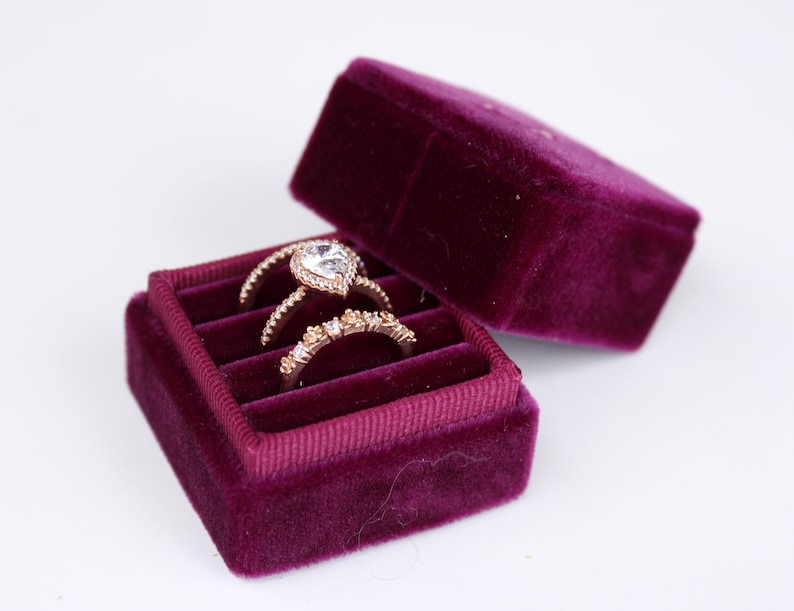 Velvet Ring Box by The Family Joolz