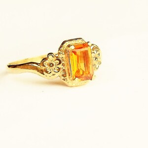 Citrine Flower Ring from The Family Joolz