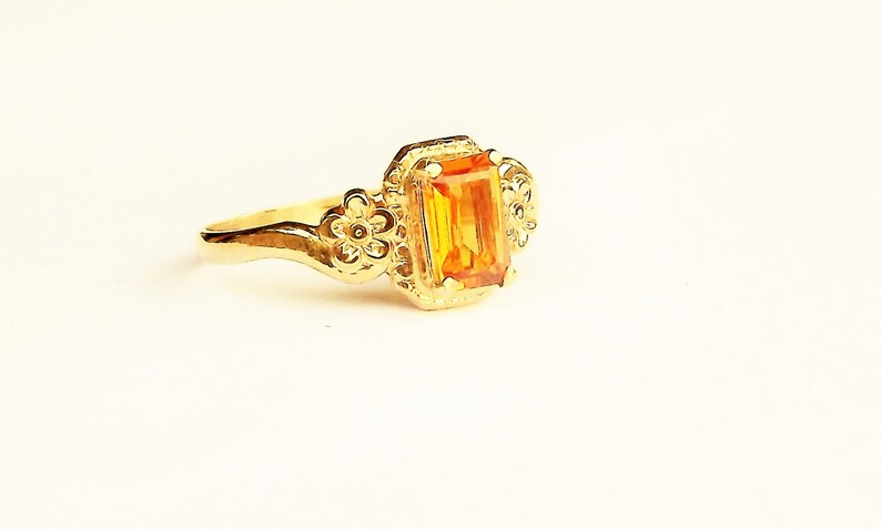 Citrine Flower Ring from The Family Joolz