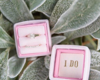 Personalized Satin Paper Ring Box Liner, Secret Message, Wedding Gift