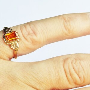 Citrine Pinky Ring from The Family Joolz