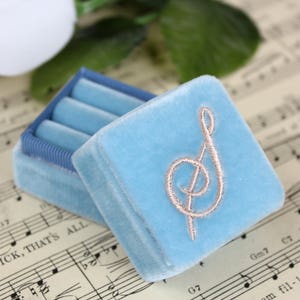 Monogrammed Vintage Ring Box by The Family Joolz