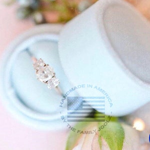 Light Blue Circle Ring Box by The Family Joolz
