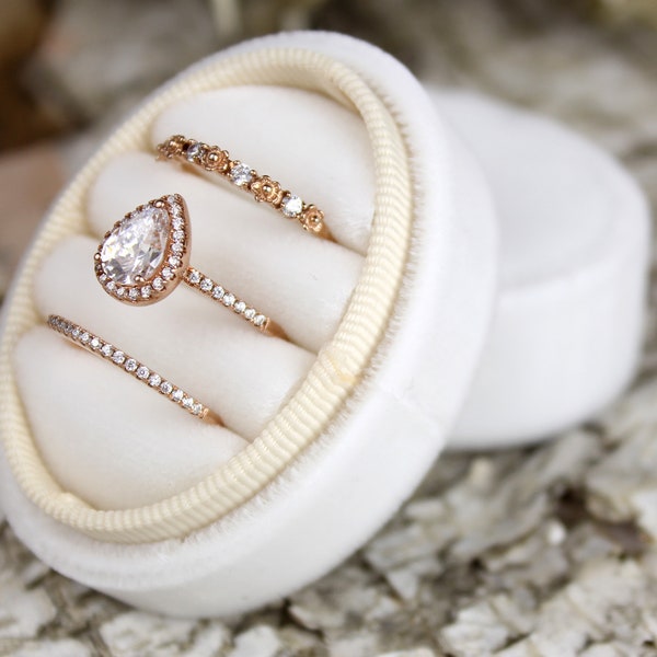 Triple Ring Box - Etsy