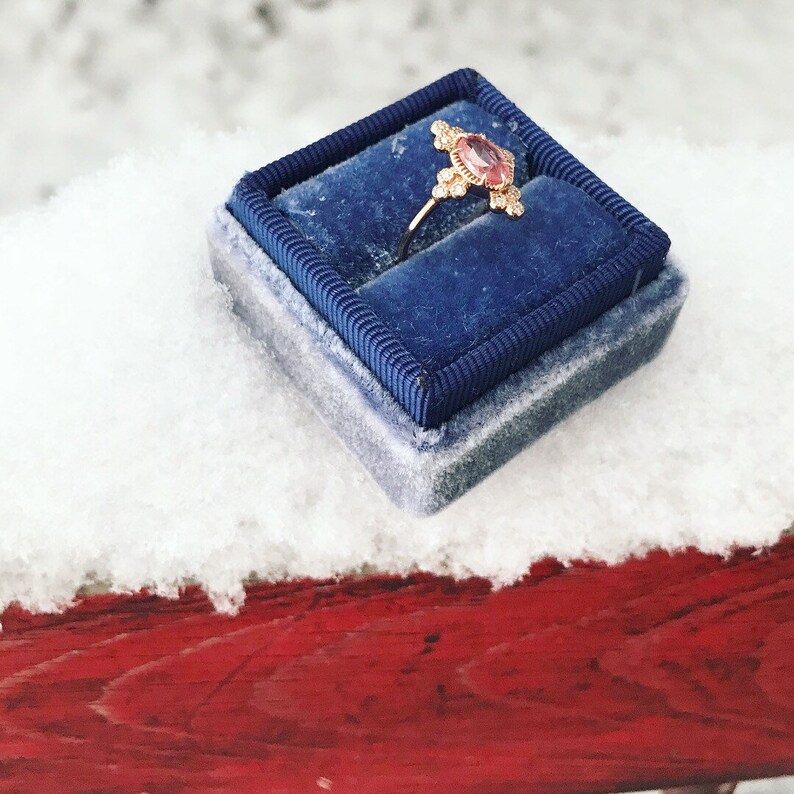 Blue Ring Box by The Family Joolz