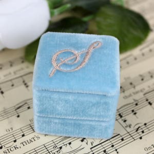 Monogrammed Ring Box by The Family Joolz