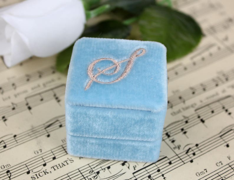 Monogrammed Ring Box by The Family Joolz