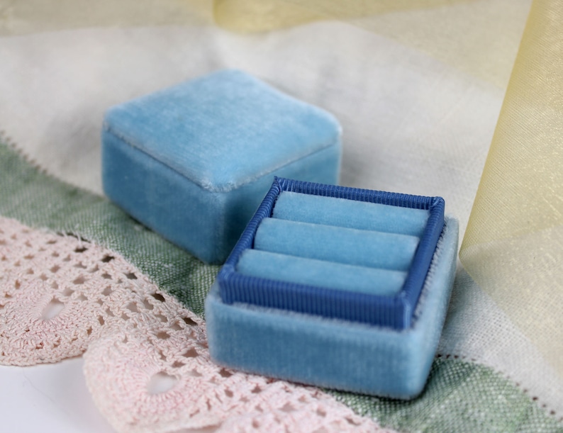Blue Ring Box by The Family Joolz