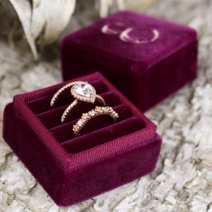 Three Ring Stacker Ring Box by The Family Joolz