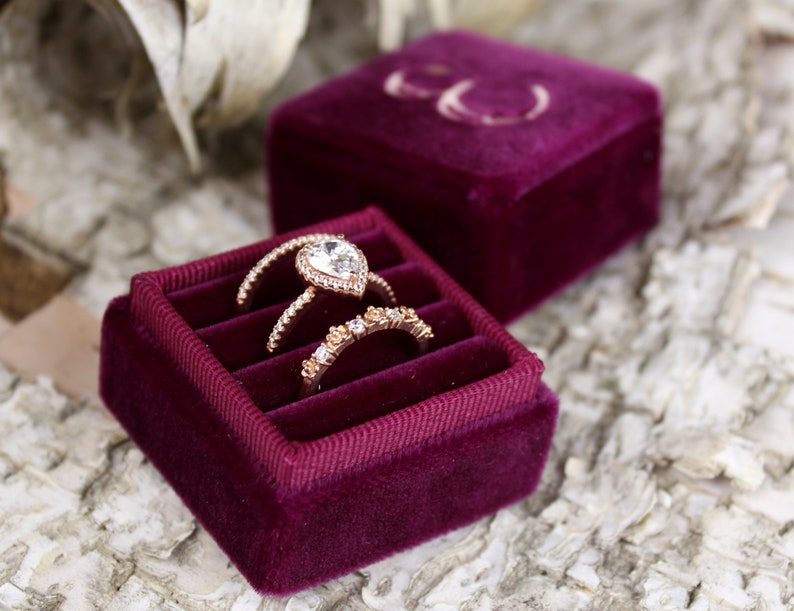 Three Ring Stacker Ring Box by The Family Joolz