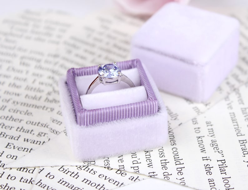 Purple Ring Bearer Box by The Family Joolz