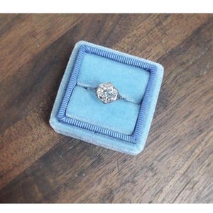 Blue Wedding Ring Box by The Family Joolz