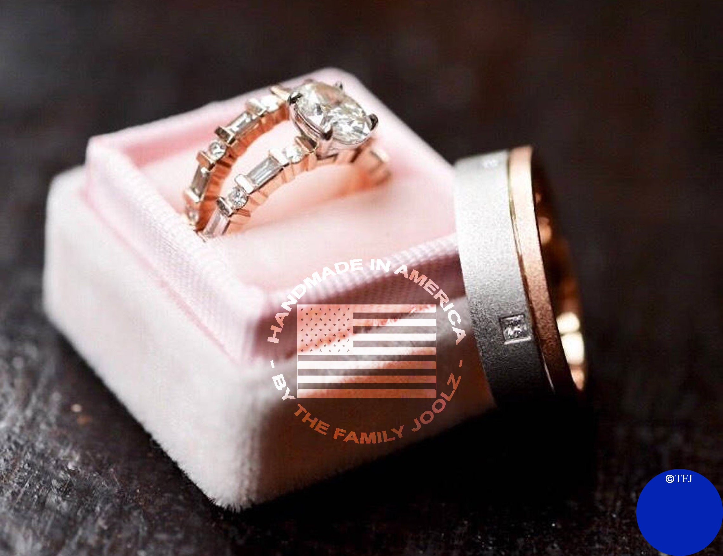 Ring Box Engagement Ring Box Proposal Ring Box Pink Ring | Etsy