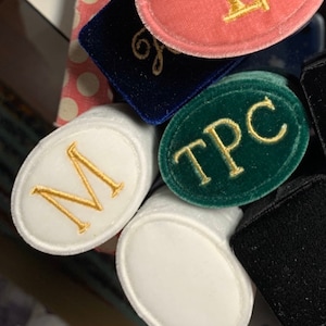 Various Monogrammed Ring Boxes by The Family Joolz