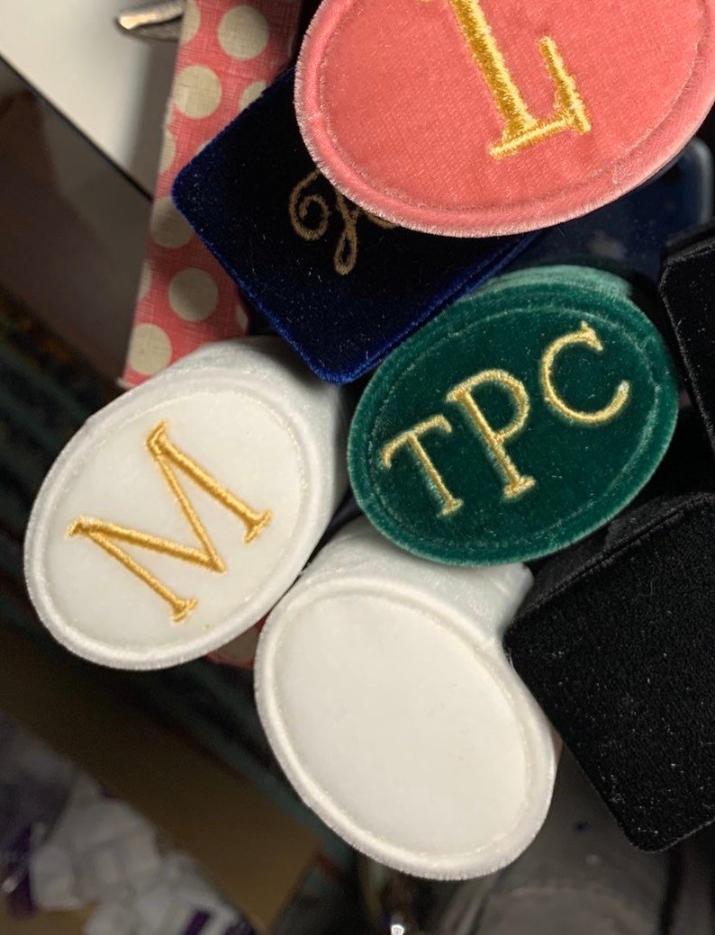 Various Monogrammed Ring Boxes by The Family Joolz