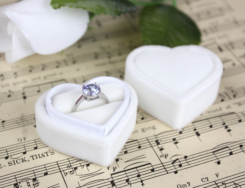 White Heart Ring Box by The Family Joolz