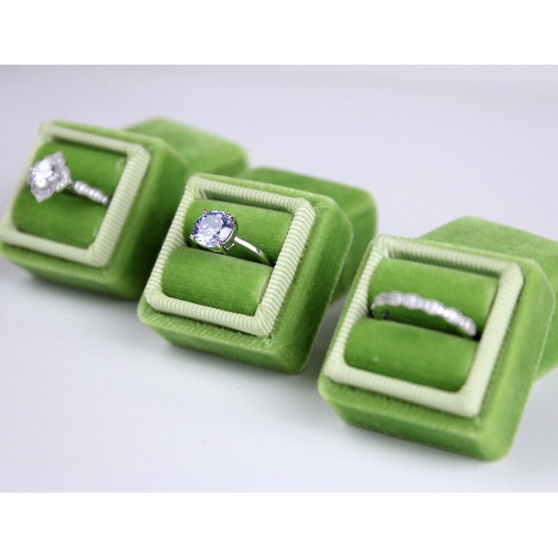 Custom Color Handmade Ring Box by The Family Joolz