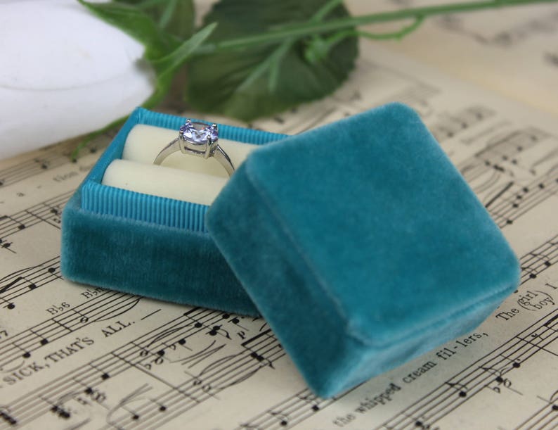 Turquoise Ring Box by The Family Joolz