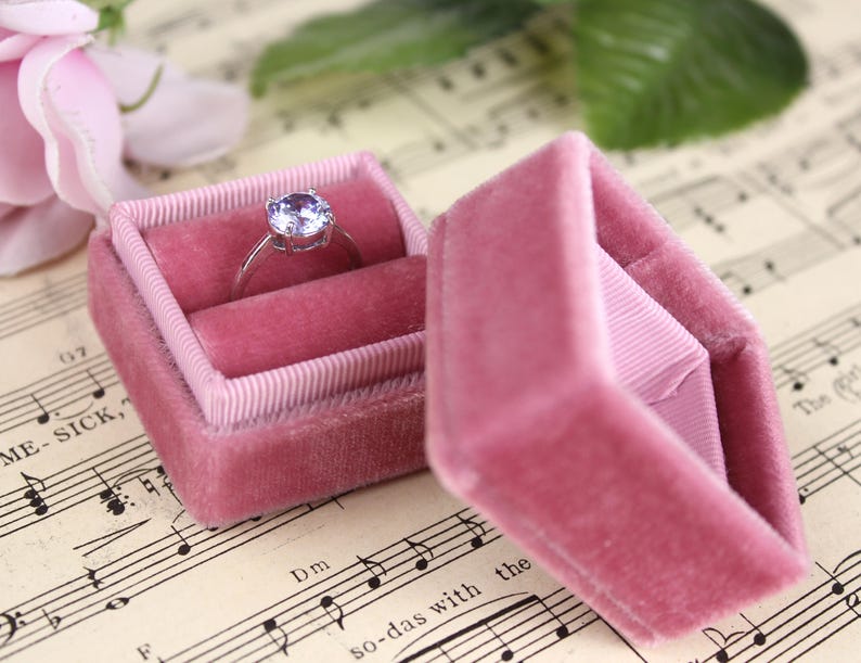 Rose Engagement Ring Box by The Family Joolz