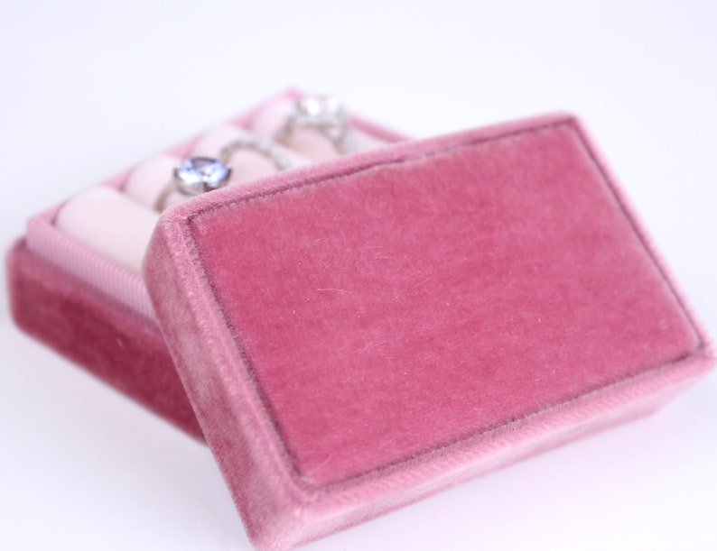 Rectangle Velvet Ring Box by The Family Joolz