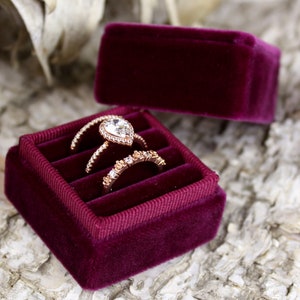 Three Ring Box for Stacking Rings by The Family Joolz