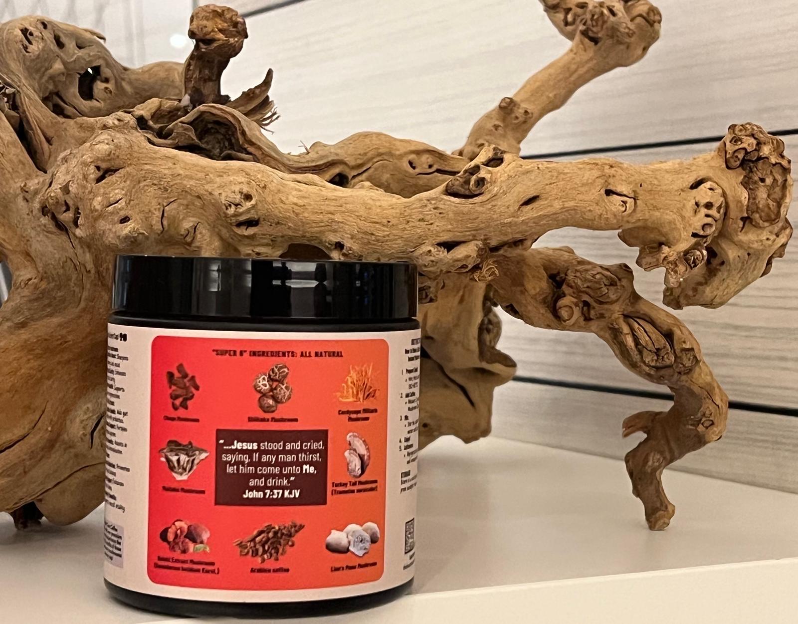 7種類のマッシュルームブレンドコーヒー：精神の明晰さ、エネルギー