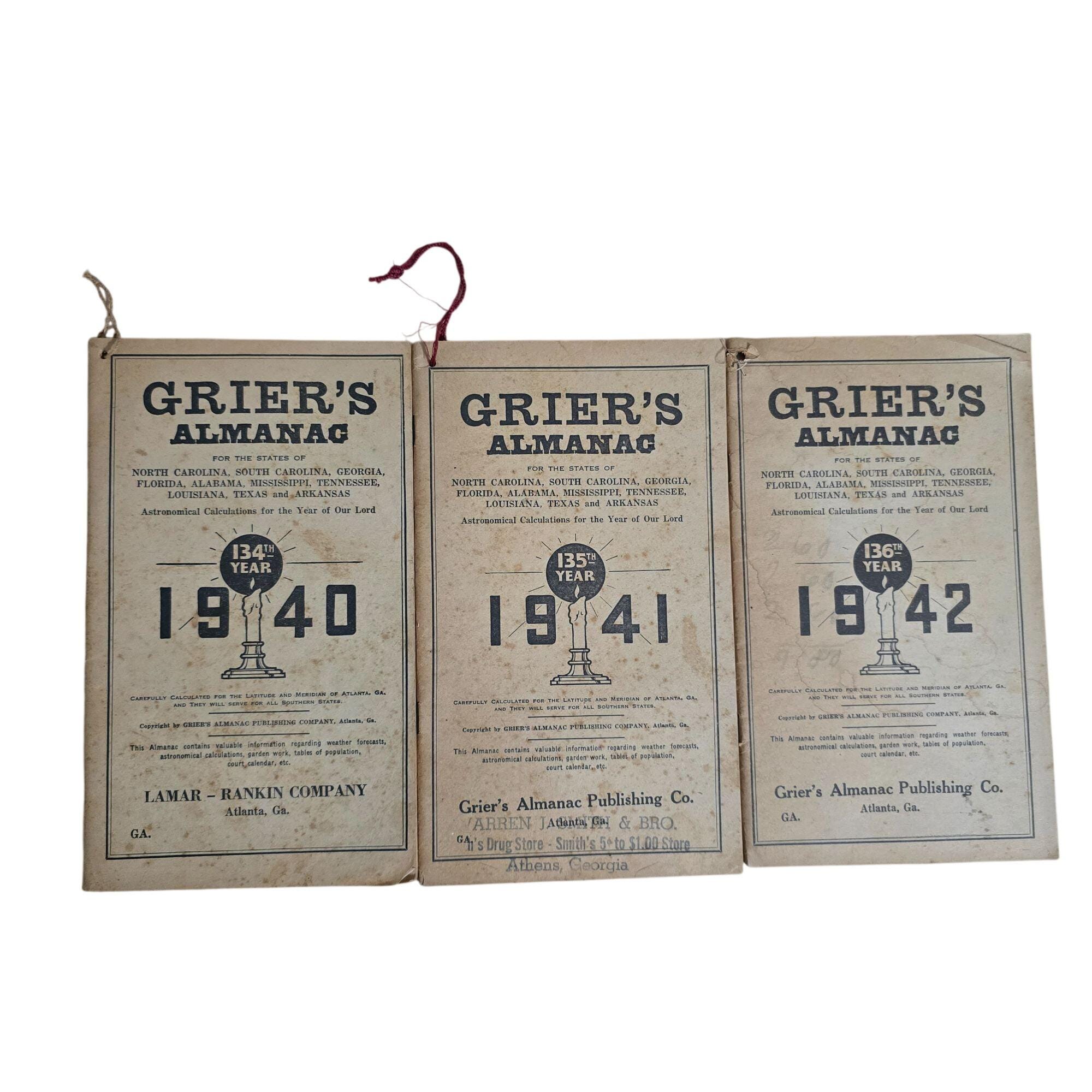 1940 Calendar - Etsy