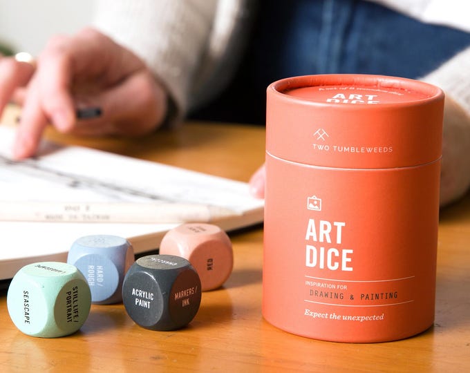 Art Dice - Drawing & Painting Inspiration, Overcome Artist's Block - Gifts for Artists