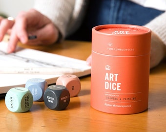 Art Dice - Inspiration for drawing and painting / Overcome artist's block. Gift for artists, teachers. Classroom or studio