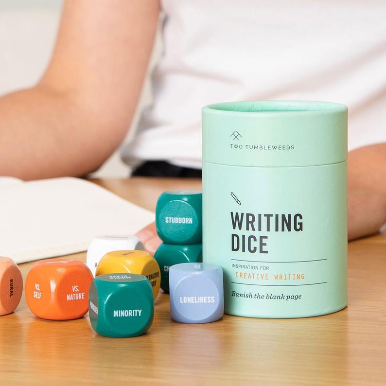 Writing Dice: Storytelling Inspiration - Overcome Writer's Block - Gifts for Writers image 1