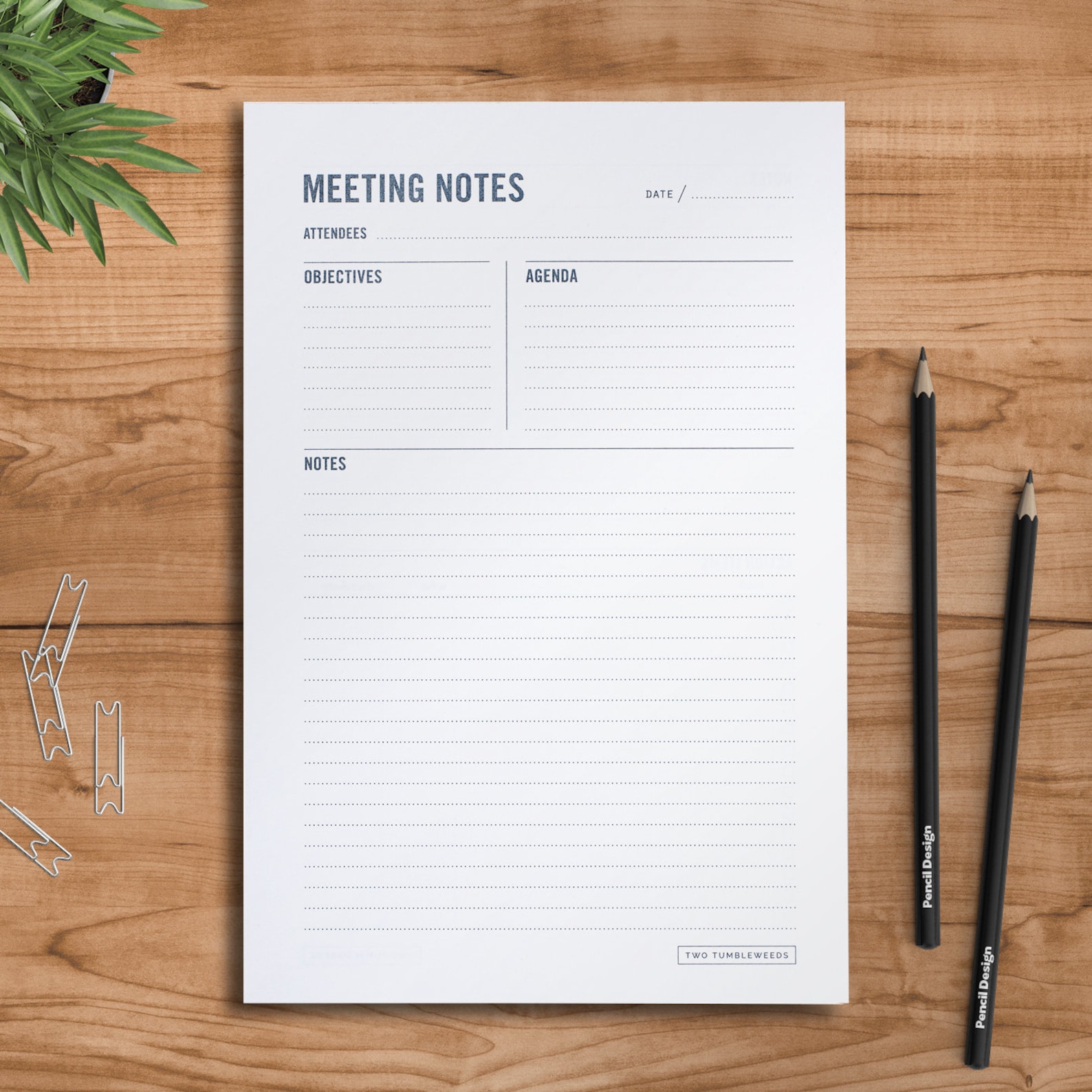 Meeting notes. Meeting notes
