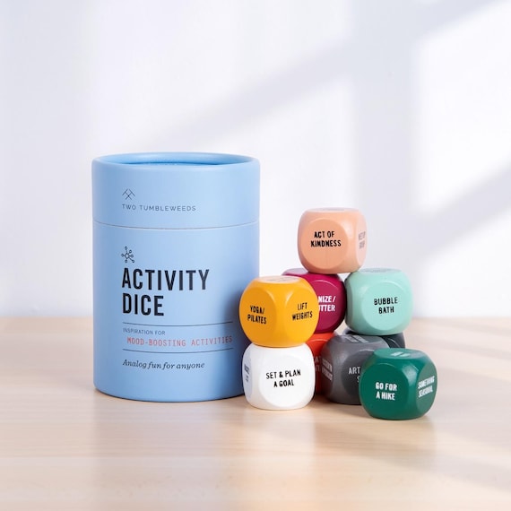 Activity Dice - Mood-Boosting Analog Activities for Digital Detox