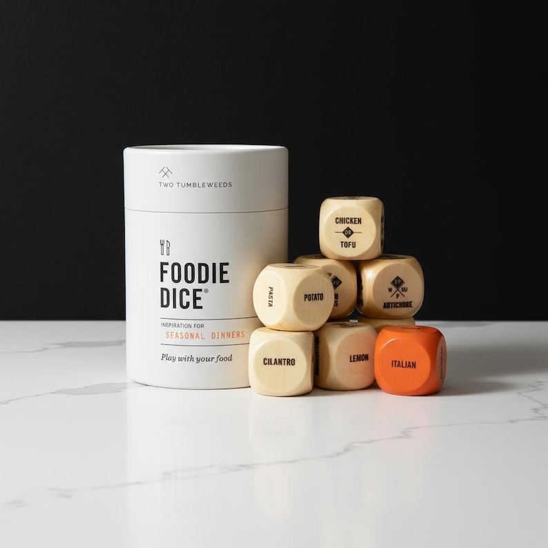 Foodie Dice - Seasonal Dinner Inspiration - Cooking Gift image 1