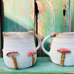 Creamy,  Rustic, Mushroom Jugs