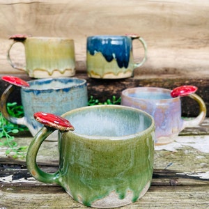 Ceramic mushroom mug, cup.