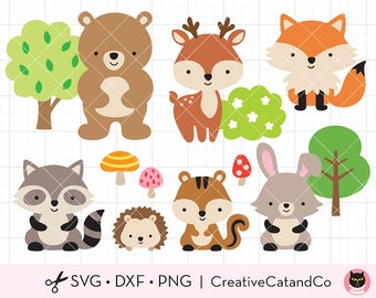 Free Free Woodland Friends Svg 744 SVG PNG EPS DXF File