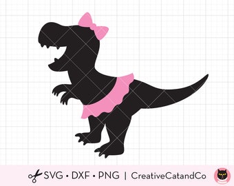 Free Princess Dinosaur Svg SVG PNG EPS DXF File