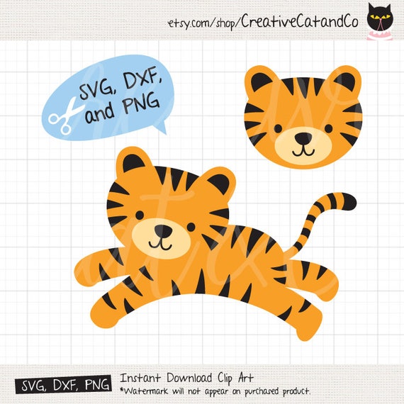 Download Baby Tiger Head Clipart Ilmu Pengetahuan 6
