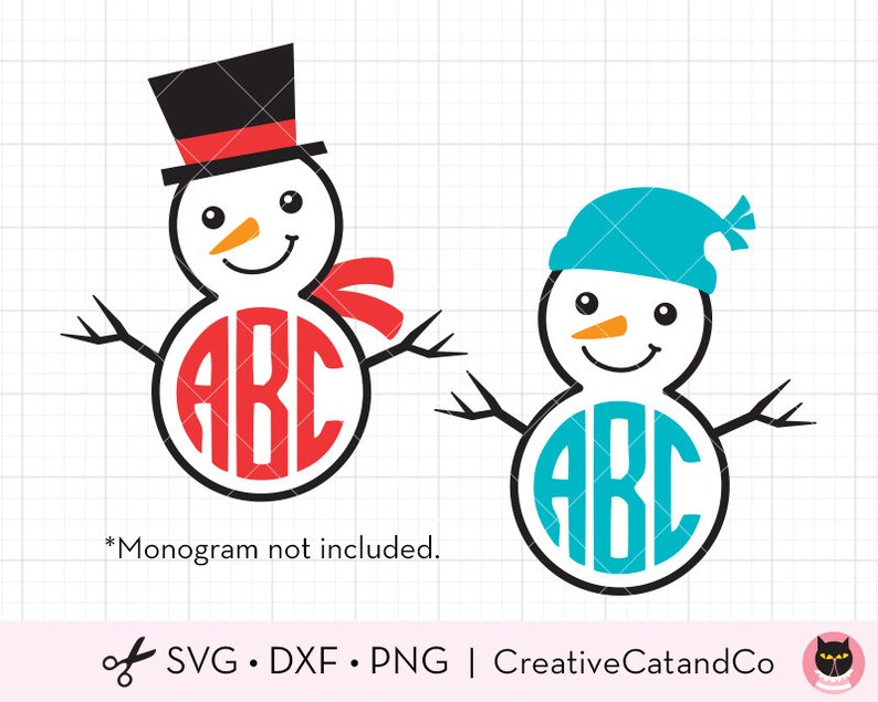 Download Snowman Frame SVG DXF Cute Holiday Winter Snowman in ...