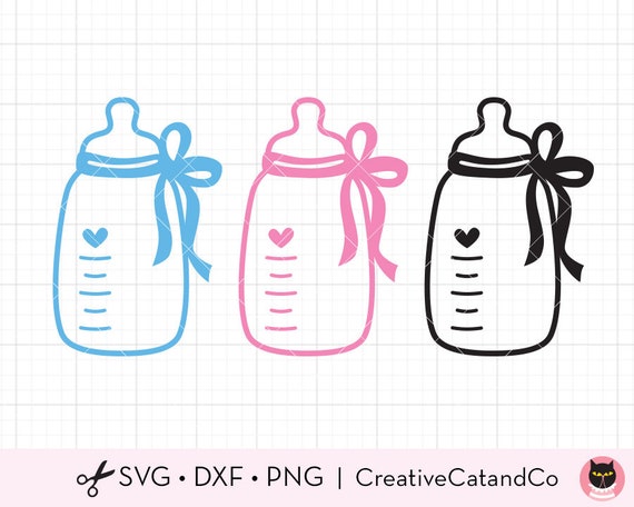 Download Milk Bottle Svg Files For Cricut Or Silhouette Cute Baby Etsy